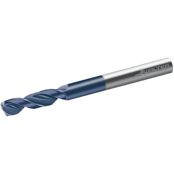 Walter-Titex - 13/32" 150° Spiral Flute Solid Carbide Screw Machine Drill Bit - Caliber Tooling