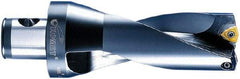 Komet - 6" Max Drill Depth, 2xD, 3" Diam, Indexable Insert Drill - 2 Inserts, ABS 80 Modular Connection Shank - Caliber Tooling