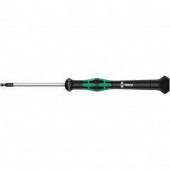 Wera - 2.5mm Hex Ball End Driver - 2-3/8" Bade Length, Multi Handle, 305mm OAL - Caliber Tooling