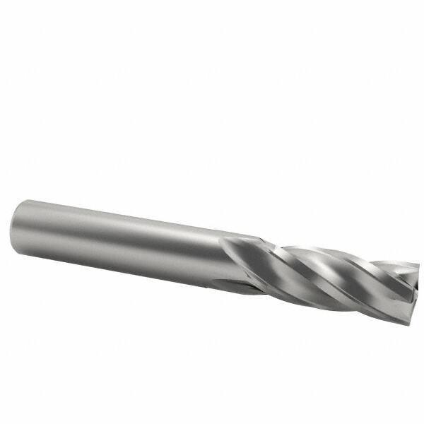 Kennametal - 1/2", 3 Flute, Single End, Solid Carbide, 0.03" Corner Radius End Mill - 3" OAL, 37° Helix, Right Hand Flute, 1-1/4" LOC, Right Hand Cut - Caliber Tooling