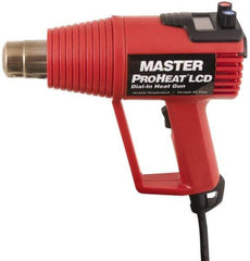 Master Appliance - 130 to 1,000°F Heat Setting, 4 to 16 CFM Air Flow, Heat Gun - 120 Volts, 11 Amps, 1,300 Watts, 6' Cord Length - Caliber Tooling