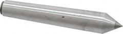 Made in USA - Carbide-Tipped Alloy Steel Standard Point Solid Dead Center - Jarno 5 Taper, 3-5/8" OAL - Caliber Tooling