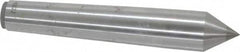 Made in USA - Carbide-Tipped Alloy Steel Standard Point Solid Dead Center - Jarno 6 Taper, 4-1/2" OAL - Caliber Tooling