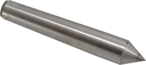 Made in USA - Carbide-Tipped Alloy Steel Standard Point Solid Dead Center - Jarno 10 Taper, 7-1/2" OAL - Caliber Tooling