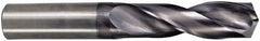 M.A. Ford - 33/64" 142° Spiral Flute Solid Carbide Screw Machine Drill Bit - ALtima Finish, Right Hand Cut, 2-1/8" Flute Length, 4-1/4" OAL, Straight Shank - Caliber Tooling