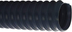 Flexaust - 6" ID, 8 Hg Vac Rating, 15 psi, PVC Vacuum & Duct Hose - 25' Long, Blue, 6.63" Bend Radius, 20 to 160°F - Caliber Tooling