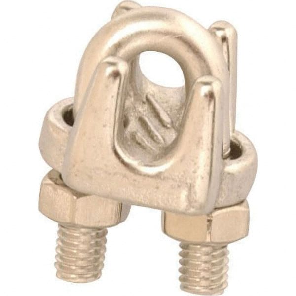 Campbell - Wire Rope Hardware & Accessories Type: Wire Rope Clip For Rope Diameter: 1/8 (Inch) - Caliber Tooling