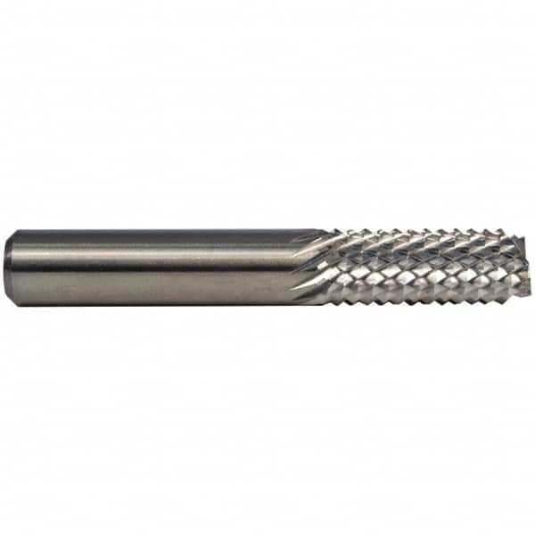 M.A. Ford - 0.8mm Diam, End Mill End, Solid Carbide Diamond Pattern Router Bit - 1-1/2" OAL - Caliber Tooling