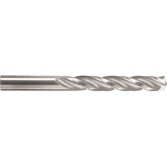 SGS - #15 150° Solid Carbide Jobber Drill - TiN Finish, Right Hand Cut, Spiral Flute, Straight Shank, 2-3/4" OAL, Standard Point - Caliber Tooling