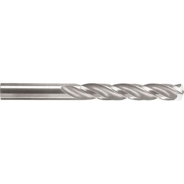 SGS - #35 150° Solid Carbide Jobber Drill - AlTiN Finish, Right Hand Cut, Spiral Flute, Straight Shank, 2-1/4" OAL, Standard Point - Caliber Tooling