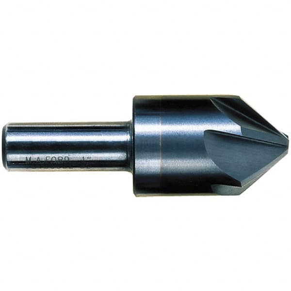 M.A. Ford - 3/16" Head Diam, 3/16" Shank Diam, 6 Flute 120° Solid Carbide Countersink - Caliber Tooling