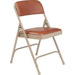 National Public Seating - Folding Chairs Pad Type: Folding Chair w/Vinyl Padded Seat Material: Vinyl; Steel - Caliber Tooling