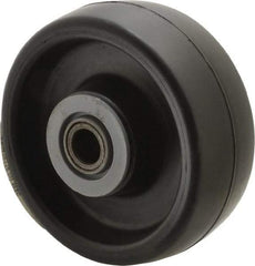 Albion - 4 Inch Diameter x 1-1/2 Inch Wide, Polyolefin Caster Wheel - 400 Lb. Capacity, 1-5/8 Inch Hub Length, 1/2 Inch Axle Diameter, Roller Bearing - Caliber Tooling