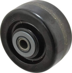 Albion - 4 Inch Diameter x 2 Inch Wide, Phenolic Caster Wheel - 800 Lb. Capacity, 2-3/16 Inch Hub Length, 1/2 Inch Axle Diameter, Roller Bearing - Caliber Tooling