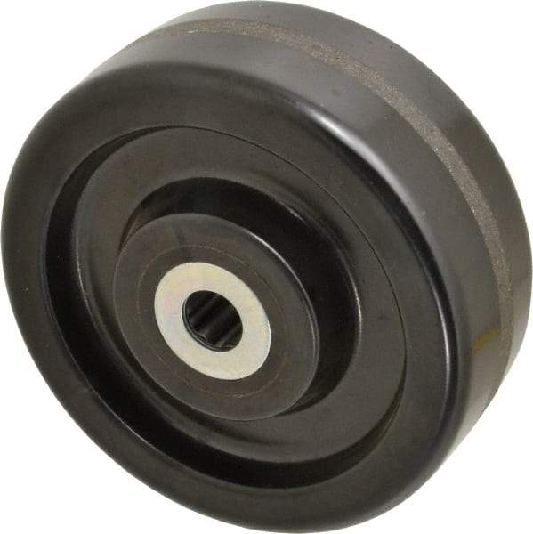 Albion - 8 Inch Diameter x 3 Inch Wide, Phenolic Caster Wheel - 2,500 Lb. Capacity, 3-1/4 Inch Hub Length, 1 Inch Axle Diameter, Roller Bearing - Caliber Tooling