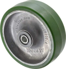 Albion - 6 Inch Diameter x 2 Inch Wide, Polyurethane Caster Wheel - 1,230 Lb. Capacity, 2-7/16 Inch Hub Length, 1/2 Inch Axle Diameter, Roller Bearing - Caliber Tooling