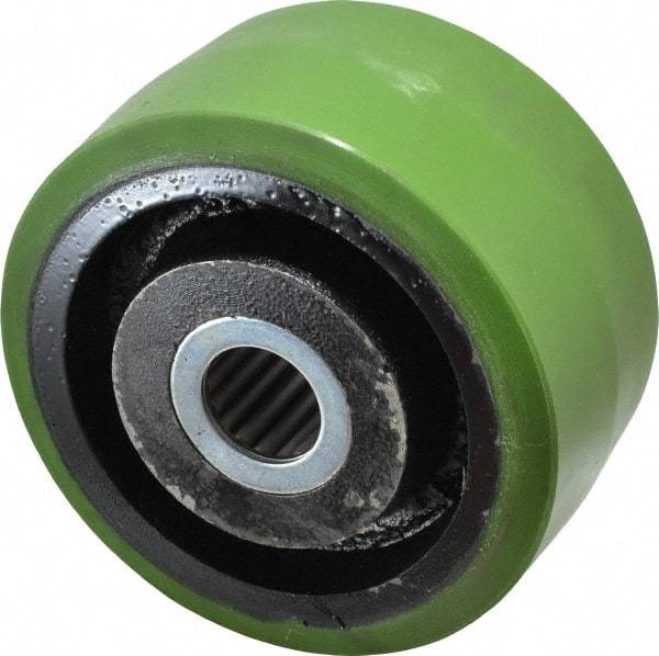 Albion - 6 Inch Diameter x 3 Inch Wide, Polyurethane Caster Wheel - 2,040 Lb. Capacity, 3-1/4 Inch Hub Length, 1-1/4 Inch Axle Diameter, Roller Bearing - Caliber Tooling