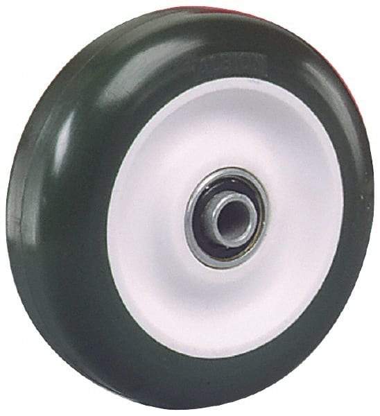 Albion - 3-1/2 Inch Diameter x 1-1/4 Inch Wide, Polyurethane Caster Wheel - 360 Lb. Capacity, 1-3/8 Inch Hub Length, 3/8 Inch Axle Diameter, Ball Bearing - Caliber Tooling