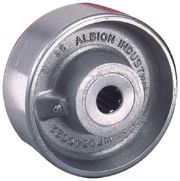 Albion - 6 Inch Diameter x 3 Inch Wide, Forged Steel Caster Wheel - 17,000 Lb. Capacity, 3-1/2 Inch Hub Length, 1-1/2 Inch Axle Diameter, Tapered Bearing - Caliber Tooling