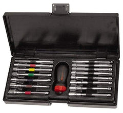 GearWrench - 16 Piece 3/16 to 1/2" Nutdriver Set - Interchangeable, Ratcheting Handle - Caliber Tooling