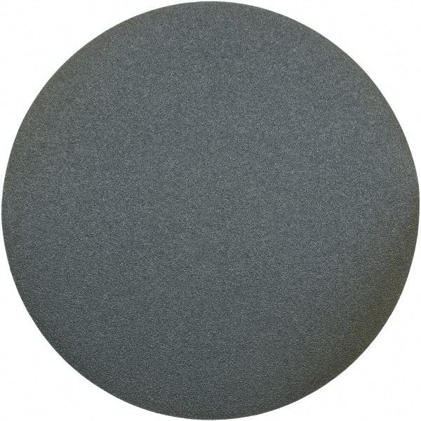 Superior Abrasives - 30" Diam, 36 Grit Zirconia Alumina Adhesive PSA Disc - Very Coarse Grade, Blue, Cloth Backing, Flexible - Caliber Tooling