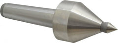 Royal Products - MT4 Taper Shank, 2-1/2" Head Diam 5,000 & 5,685 Lb Capacity Live Center - 4,000 Max RPM, 2.6" Head Length, 5/8" Point Diam, 15/16" Point Len, 685 Lb Max Workpc, 7-15/16" OAL, 5/8" Tip Diam, Long Point - Caliber Tooling