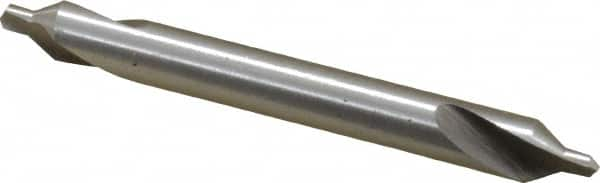 Interstate - #2 Plain Cut 60° Incl Angle High Speed Steel Combo Drill & Countersink - Caliber Tooling