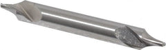 Combo Drill & Countersink: Metric, High Speed Steel Bright (Polished) Finish, Right Hand Cut