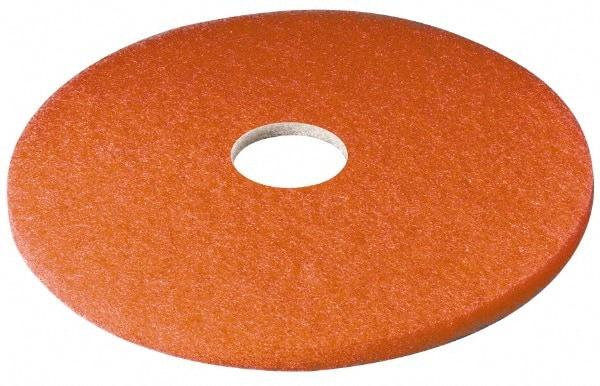3M - Spray Buffing Pad - 21" Machine, Red Pad, Polyester - Caliber Tooling