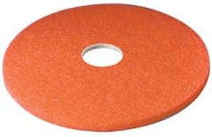 3M - Spray Buffing Pad - 17" Machine, Red Pad, Polyester - Caliber Tooling