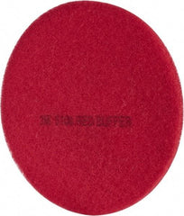 3M - Spray Buffing Pad - 19" Machine, Red Pad, Polyester - Caliber Tooling