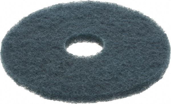 3M - Scrubbing Pad - 14" Machine, Blue Pad, Nylon & Polyester - Caliber Tooling