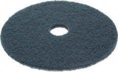 3M - Scrubbing Pad - 20" Machine, Blue Pad, Nylon & Polyester - Caliber Tooling