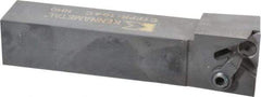 Kennametal - CTFP, Right Hand Cut, 0° Lead Angle, 1" Shank Height x 1" Shank Width, Positive Rake Indexable Turning Toolholder - 5" OAL, TP..42. Insert Compatibility, Series Kendex - Caliber Tooling