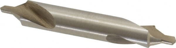 Interstate - #14 Bell Cut 60° Incl Angle High Speed Steel Combo Drill & Countersink - Caliber Tooling