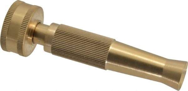 Value Collection - Garden Hose Noninsulated Twist Nozzle - Brass - Caliber Tooling