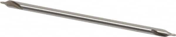 Interstate - #1 Plain Cut 60° Incl Angle High Speed Steel Combo Drill & Countersink - Caliber Tooling