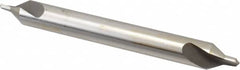 Interstate - #7 Plain Cut 60° Incl Angle High Speed Steel Combo Drill & Countersink - Caliber Tooling