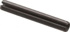 Value Collection - 2mm Diam x 14mm Long Slotted Spring Pin - Grade 1070-1080 Steel, Plain Finish - Caliber Tooling