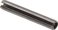 Value Collection - 2.5mm Diam x 16mm Long Slotted Spring Pin - Grade 1070-1080 Steel, Plain Finish - Caliber Tooling