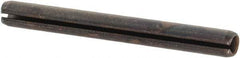 Value Collection - 2.5mm Diam x 24mm Long Slotted Spring Pin - Grade 1070-1080 Steel, Plain Finish - Caliber Tooling