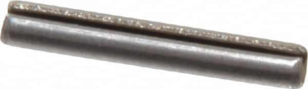 Value Collection - 3mm Diam x 20mm Long Slotted Spring Pin - Grade 1070-1080 Steel, Plain Finish - Caliber Tooling