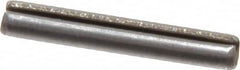 Value Collection - 3mm Diam x 20mm Long Slotted Spring Pin - Grade 1070-1080 Steel, Plain Finish - Caliber Tooling