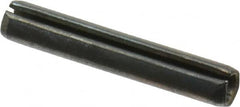 Value Collection - 5mm Diam x 30mm Long Slotted Spring Pin - Grade 1070-1080 Steel, Plain Finish - Caliber Tooling