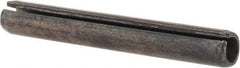 Value Collection - 6mm Diam x 45mm Long Slotted Spring Pin - Grade 1070-1080 Steel, Plain Finish - Caliber Tooling