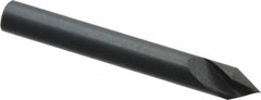 M.A. Ford - 3/16" Head Diam, 3/16" Shank Diam, 1 Flute 60° High Speed Steel Countersink - Bright Finish, 1-1/2" OAL, 0.045" Nose Diam, Single End, Straight Shank, Right Hand Cut - Caliber Tooling