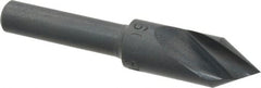 M.A. Ford - 3/8" Head Diam, 1/4" Shank Diam, 1 Flute 60° High Speed Steel Countersink - Caliber Tooling