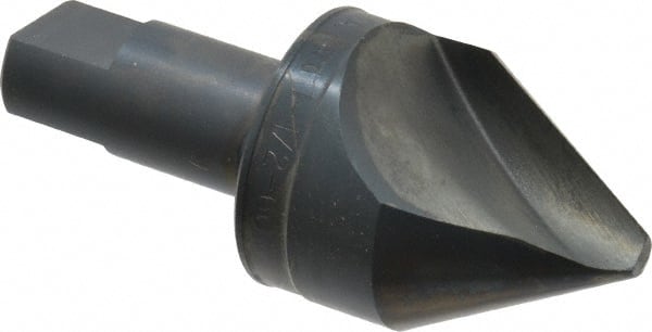 M.A. Ford - 1-1/2" Head Diam, 3/4" Shank Diam, 1 Flute 60° High Speed Steel Countersink - Caliber Tooling