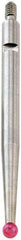 Starrett - 0.8mm Ball Diam, Carbide, Ball Test Indicator Contact Point - 1-5/16" Contact Point Length, Use with Starrett 811 & 811M Dial Test Indicators - Caliber Tooling