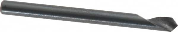 M.A. Ford - 1/8" Head Diam, 1/8" Shank Diam, 1 Flute 100° High Speed Steel Countersink - Caliber Tooling